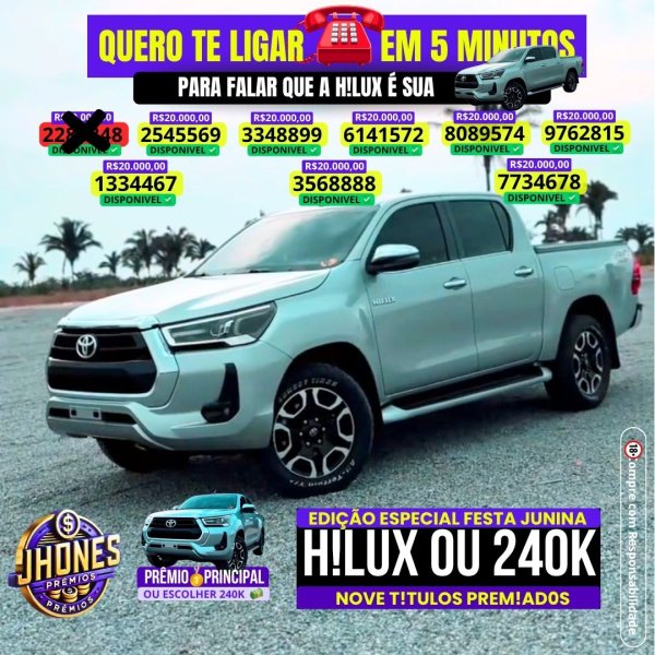 🏆Toyota HILUX SRX 2024 OU 240 MIL 🛻